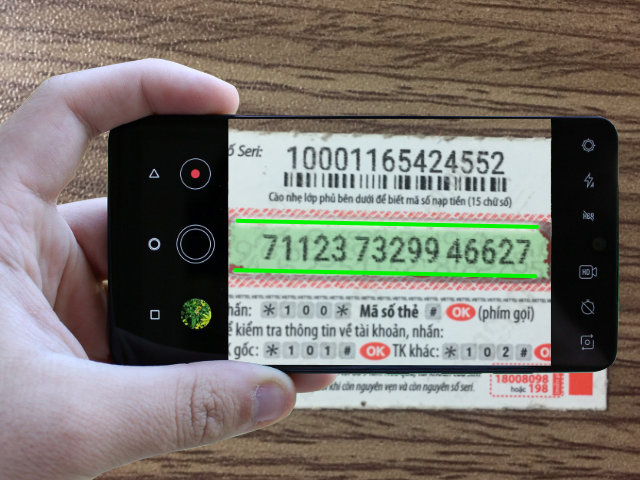 Nạp card bằng camera - Quét mã thẻ. Nhanh chóng - An Toàn - Hiệu Quả. Tải Ngay