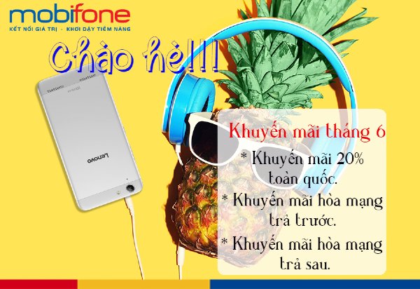 Lịch khuyến mãi nạp thẻ tháng 6/2019 của nhà mạng Mobifone