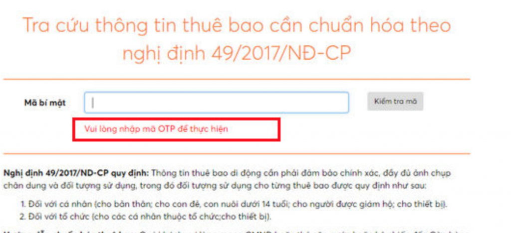 Hướng dẫn kiểm tra và tra cứu thông tin thuê bao VinaPhone, MobiFone và Viettel