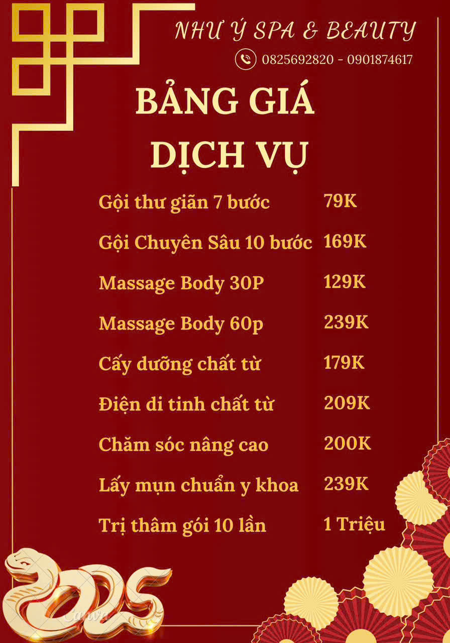 NAY BẠN MỆT MỎI - GHÉ TIỆM NHƯ Ý SPA & BEAUTY MASSAGE LƯNG, CỔ, VAI, GÁY THÔI!!